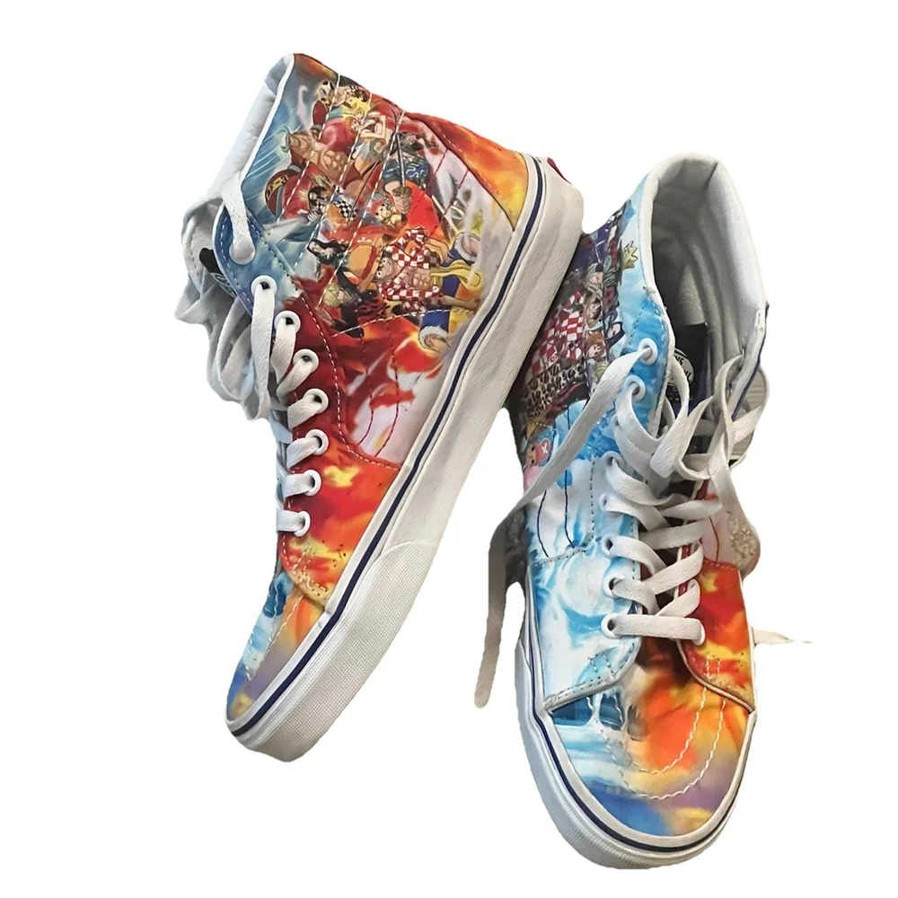 Vans x One Piece Sk8-Hi Wano Mens 6.5 Womens 8 Rare Anime Collab